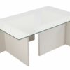 Hanah Home Vetrino Fehér fa Dohányzóasztal - Fehér fa