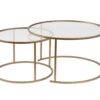 Hanah Home dohányzóasztal szett GoldTransparent Aurum - 80