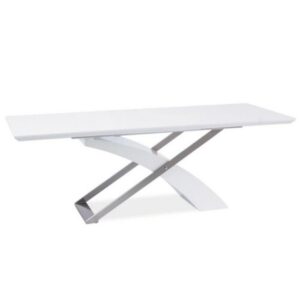 KROS fehér mdf étkezőasztal 220cm
