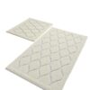 L'essentiel Maison Bathmat Set (2 Pieces) Ecru Dante - Ecru