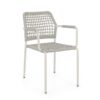 RAJADA ezüst alumínium kerti szék