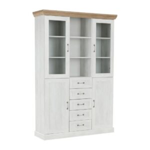 ROYAL II fehér mdf vitrin