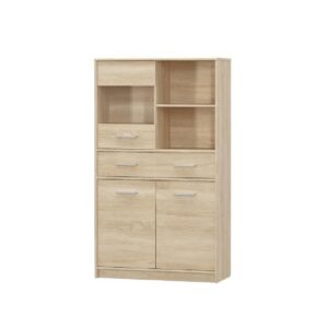 TEYO barna mdf vitrin