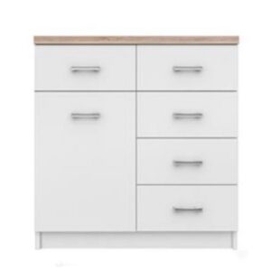 TOPTY III fehér mdf komód