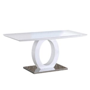 ZARNI fehér mdf étkezőasztal 150cm