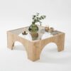 Hanah Home Coffee Table Oak Transparent Seine - Sapphire Oak