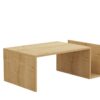Hanah Home Coffee Table Sapphire Oak Memo - Sapphire Oak