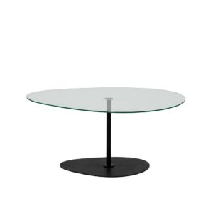 Hanah Home Coffee Table Transparent Black Porto - Transparent