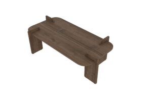 Hanah Home Coffee Table Walnut Lovge - Walnut