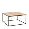 Hanah Home Dohányzóasztal Dió Fekete Shp-980-Tt-1