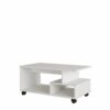 Hanah Home Dohányzóasztal Fehér MIN9-W
