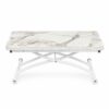 Hanah Home Dohányzóasztal Fehér Márvány White Mini Juppo Ext - Fe...