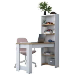 Hanah Home Íróasztal Fehér/Dió HA106 - 2493