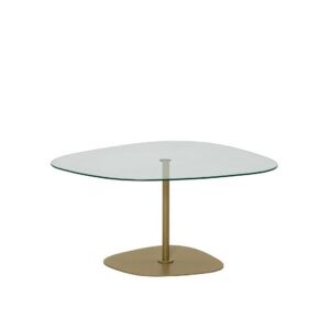 Hanah Home TransparentGold Soho Dohányzóasztal - Átlátszó