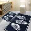 L'essential Maison Bathmat Set (2 Pieces) Black Hoja - Black